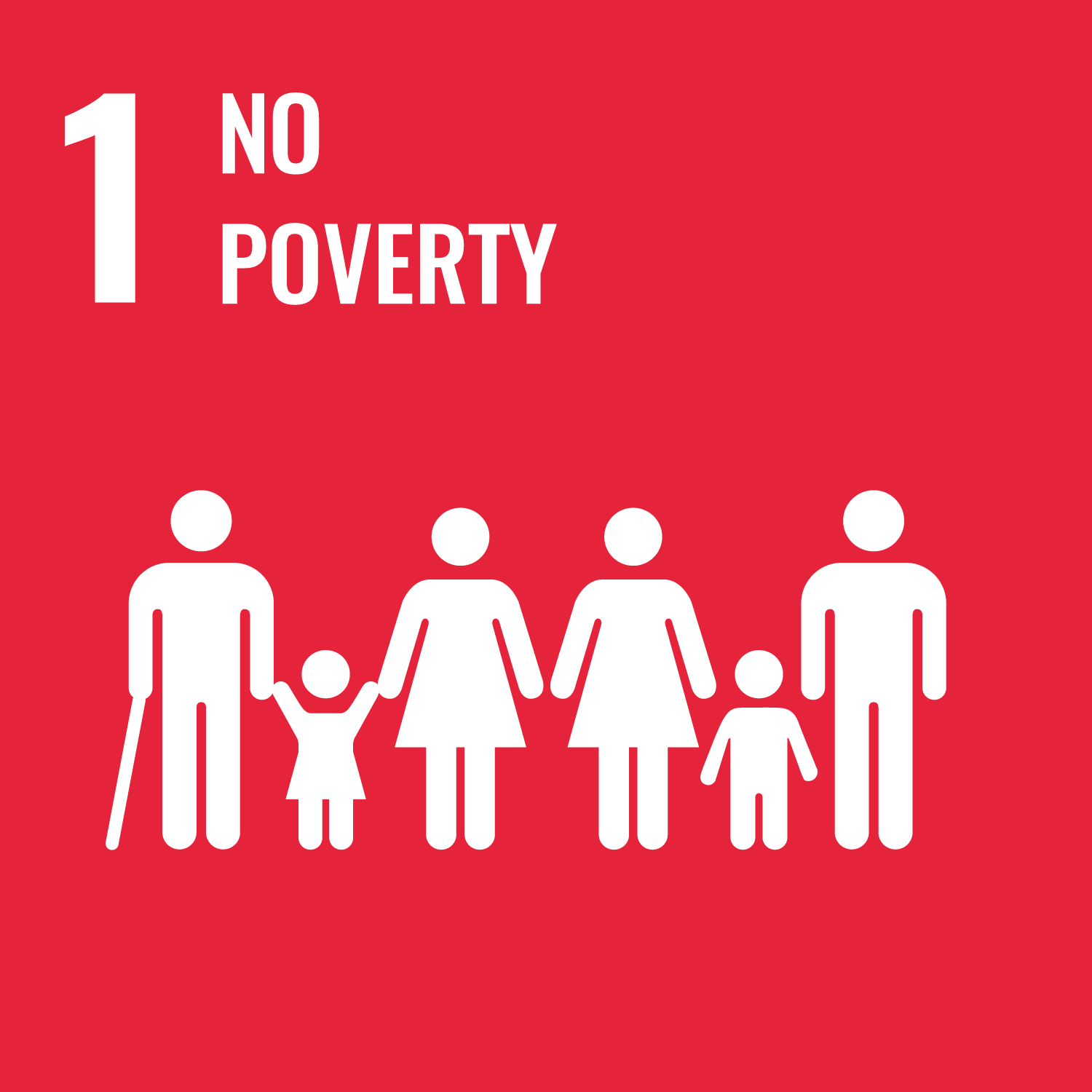 SDGS終結貧窮-No PovertyICON